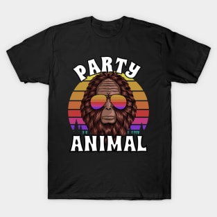 Bigfoot Sunglasses Party Animal T-Shirt